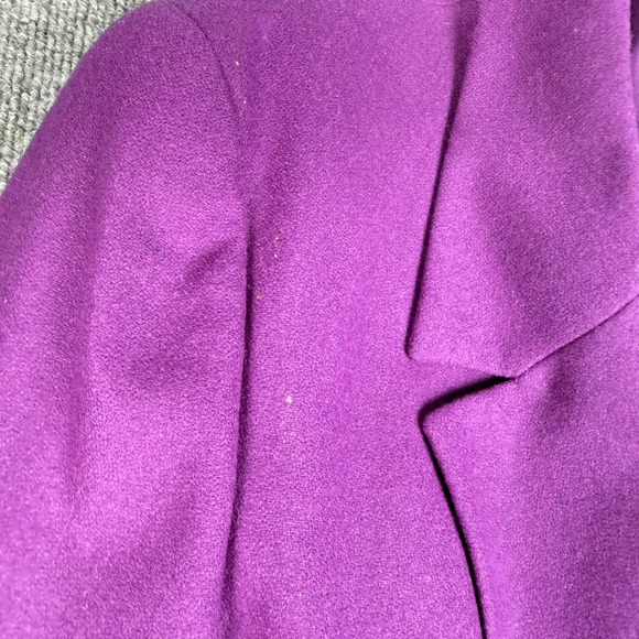 Vintage Pendleton Skirt Suit Set Womens 16 Purple Wool Lined 2 Piece USA 90s - Picture 8 of 16